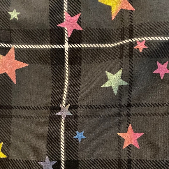 Torrid Star Pattern Grey Racerback Sports Bra - Size 1 - Picture 4 of 4